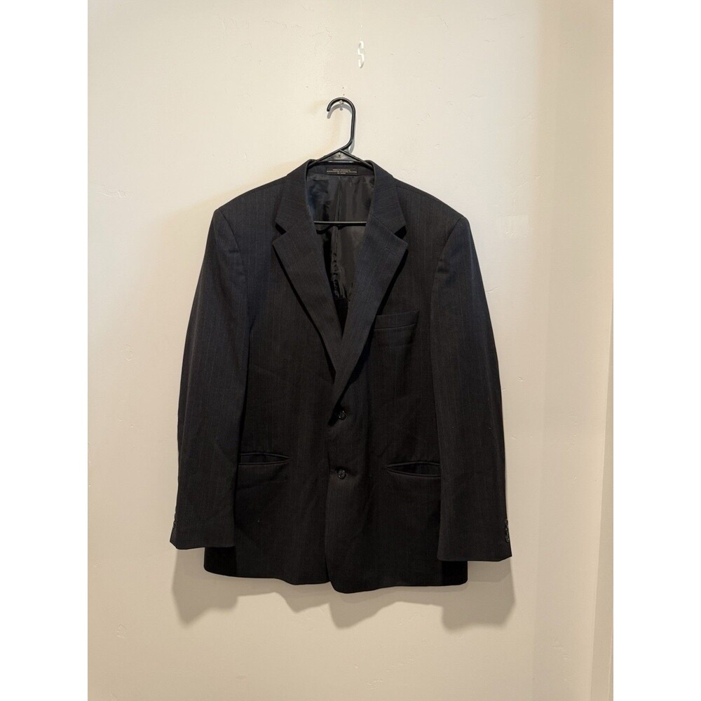 Finchley Fifth Avenue Mens Blazer Sports Coat Gray Wool Size 46 L